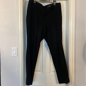 Anne Taylor Loft Plus sz 16 Marissa Trouser - straight slight flare black pant